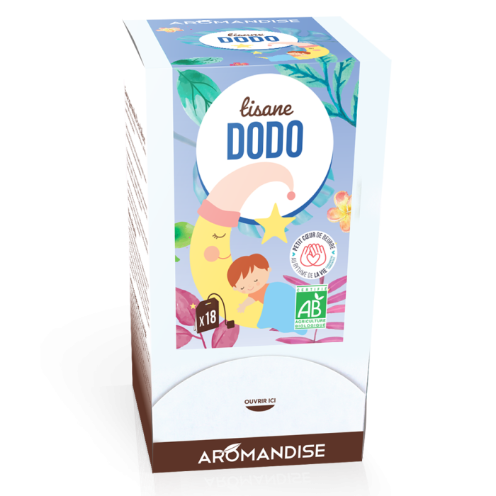 TISANE DODO - packaging avant - Aromandise