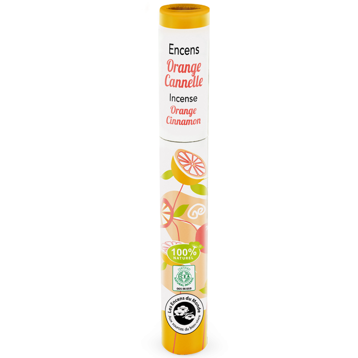 Herbosense Orange, Cannelle - Les Encens du Monde - Aromandise - face