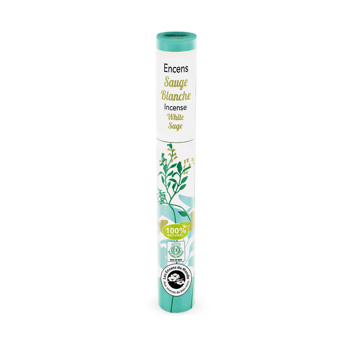 Herbosense Sauge Blanche - Les Encens du Monde - Aromandise - packaging face