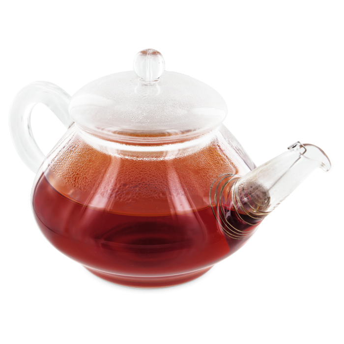 Théière en verre mini - accessoires thés et tisanes - Aromandise - vue 3/4
