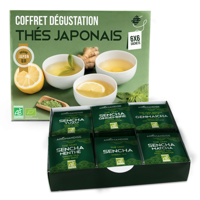 Le coffret thés verts classiques bio à découvrir sans attendre