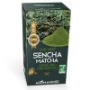 Thé vert Sencha et Matcha en infusettes - face - AROMANDISE