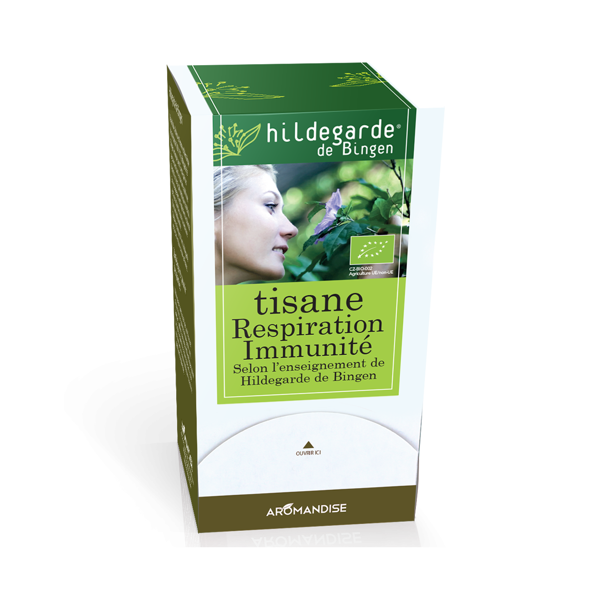 Tisane Respiration Immunité - Hildegarde de Bingen - Aromandise - packaging