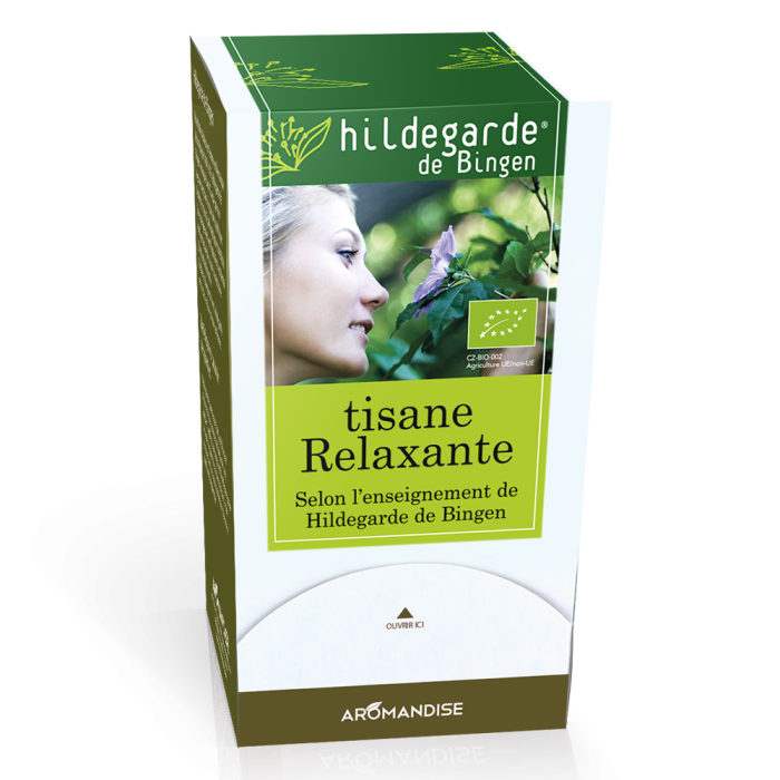 Tisane relaxante Hildegarde sachets - Hildegarde de Bingen - Aromandise - produit