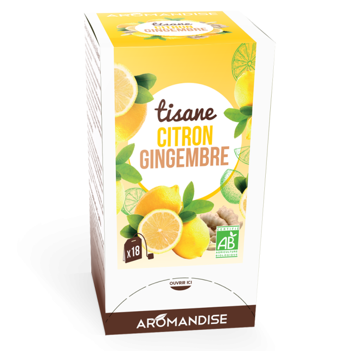 Thé vert gingembre citron Bio LIPTON