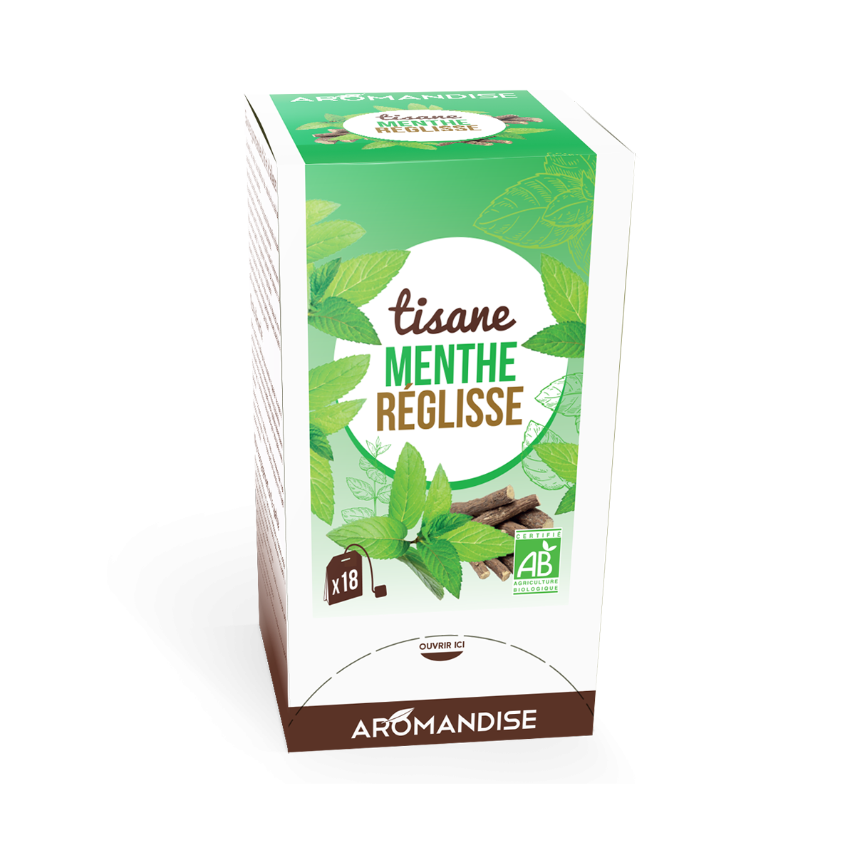 Tisane Menthe Réglisse - Tisanes gourmandes bio