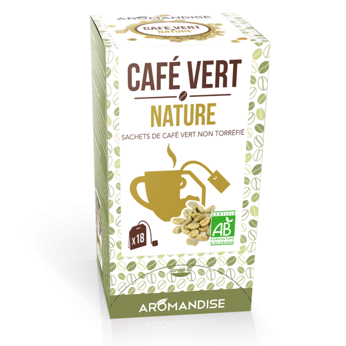 Café vert nature - Aromandise - Packaging