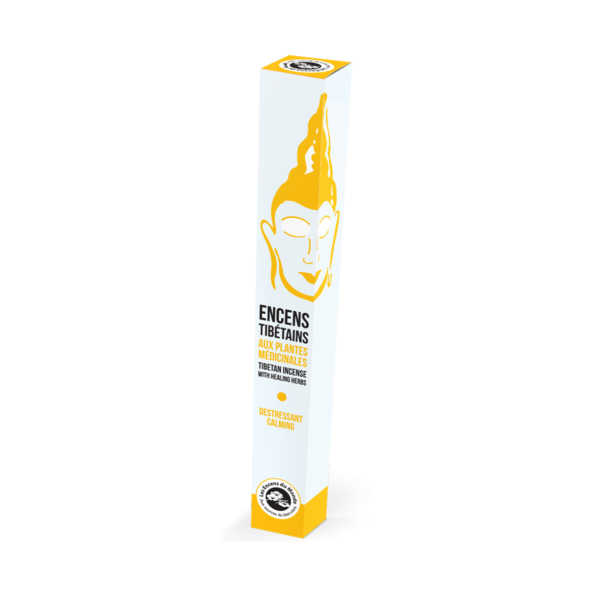 Encens Tibétain Dr Dolkar - Déstressant - Les Encens du Monde - Aromandise - packaging av