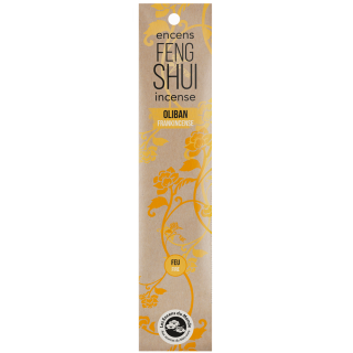 Encens Feng Shui élément feu - Oliban - Les Encens du Monde - Aromandise - packaging av
