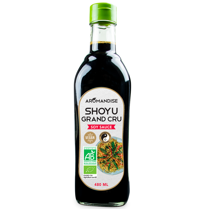 Shoyu grand cru 0,48 L - face - Aromandise