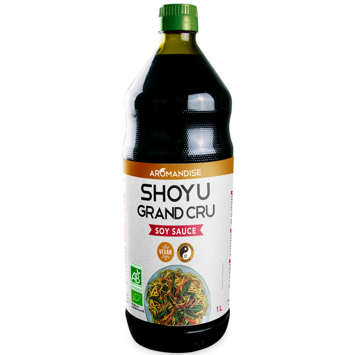 Shoyu grand cru 1L - face - Aromandise
