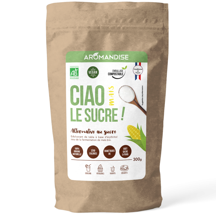 Ciao le sucre Maïs - face - aromandise