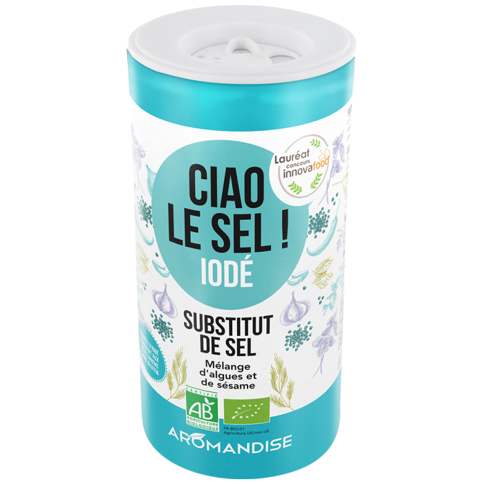 Ciao le sel Iodé - Substituts de sel - Aromandise - packaging