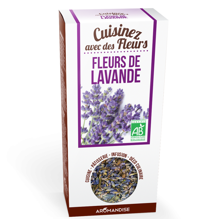 Fleurs de lavande - Fleurs à croquer - Aromandise - Packaging