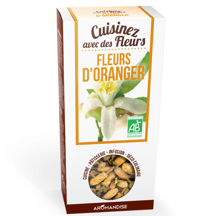 Fleurs d'oranger - Fleurs à croquer - Aromandise - Packaging