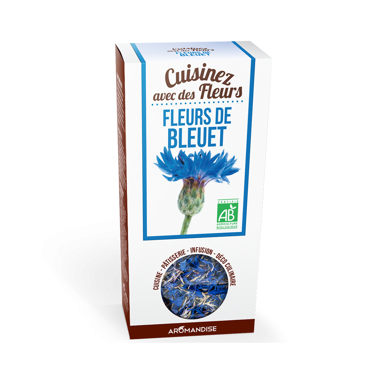 Fleurs de bleuets - Aromandise - packaging av