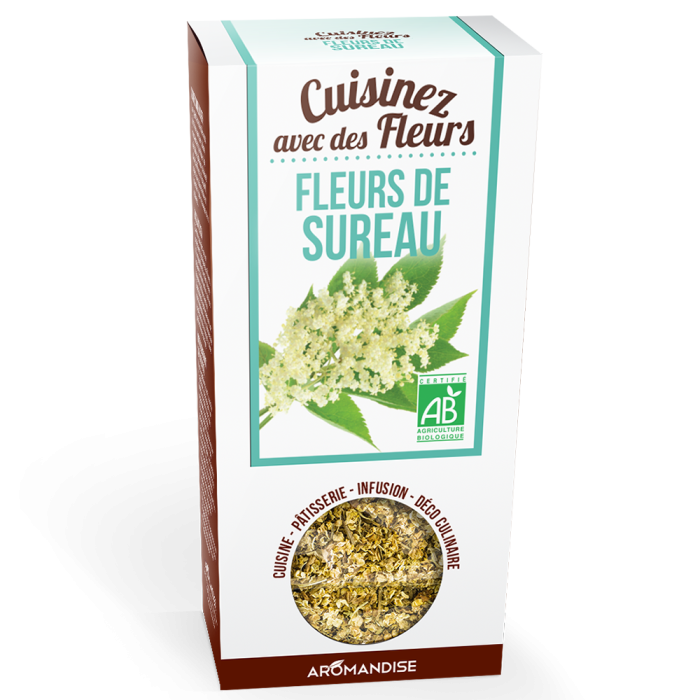 Fleurs de sureau - Fleurs à croquer - Aromandise - Packaging