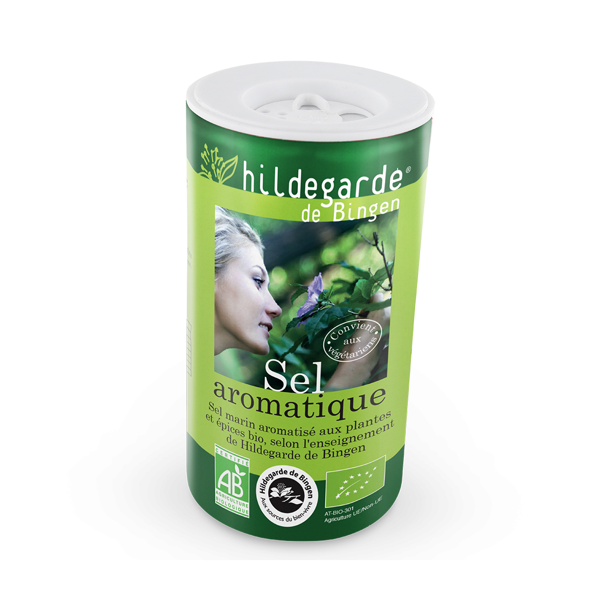 Sel aromatique - Hildegarde de Bingen - Aromandise - face