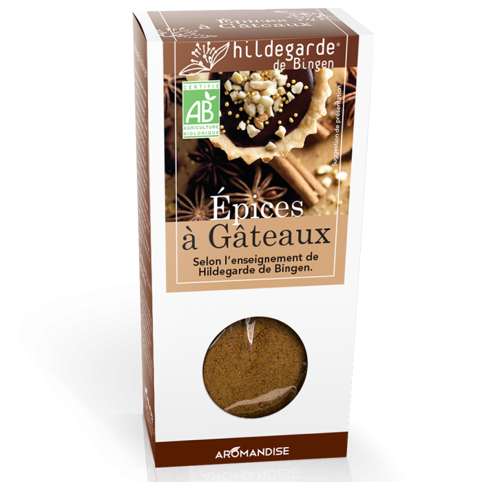 Epices à gâteaux - Hildegarde - Aromandise - Packaging et produit