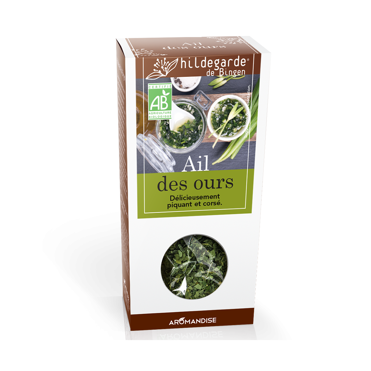 Ail des ours - Herboristerie d'Hildegarde - Aromandise - Packaging et produit