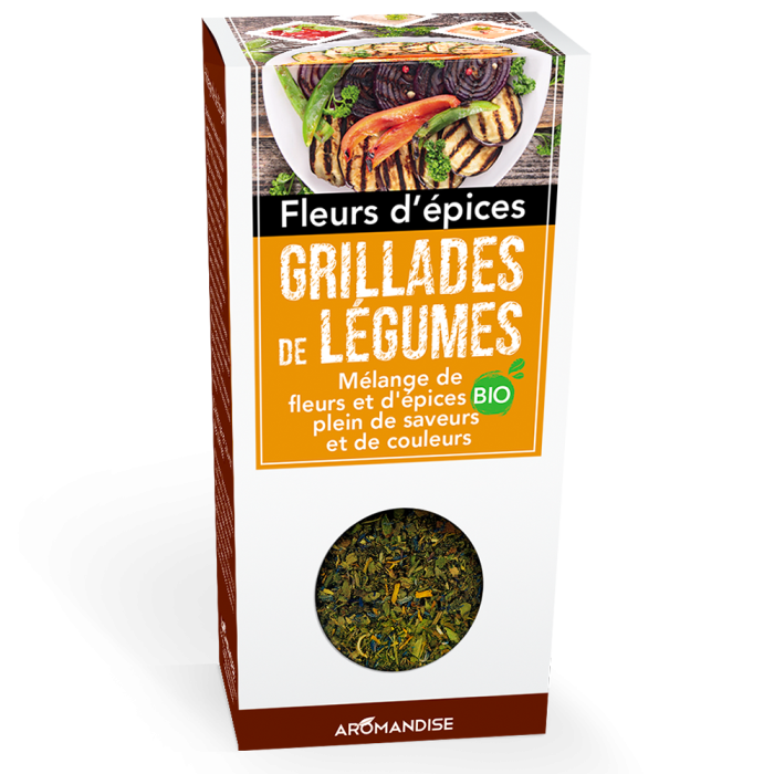 Grillades de légumes - Fleurs d'épices - Aromandise