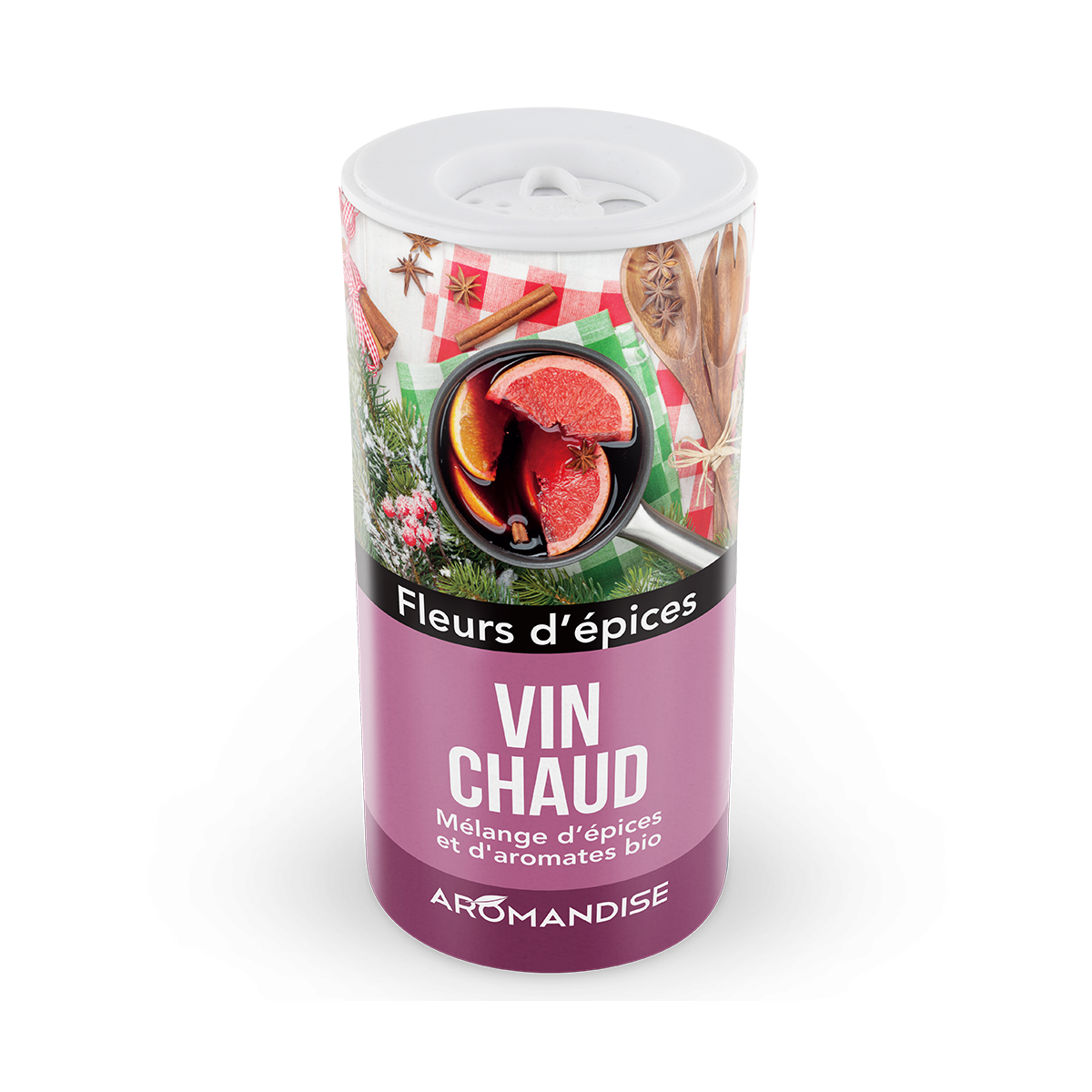 Vin chaud 50g - Fleurs d'épices - Aromandise - produit