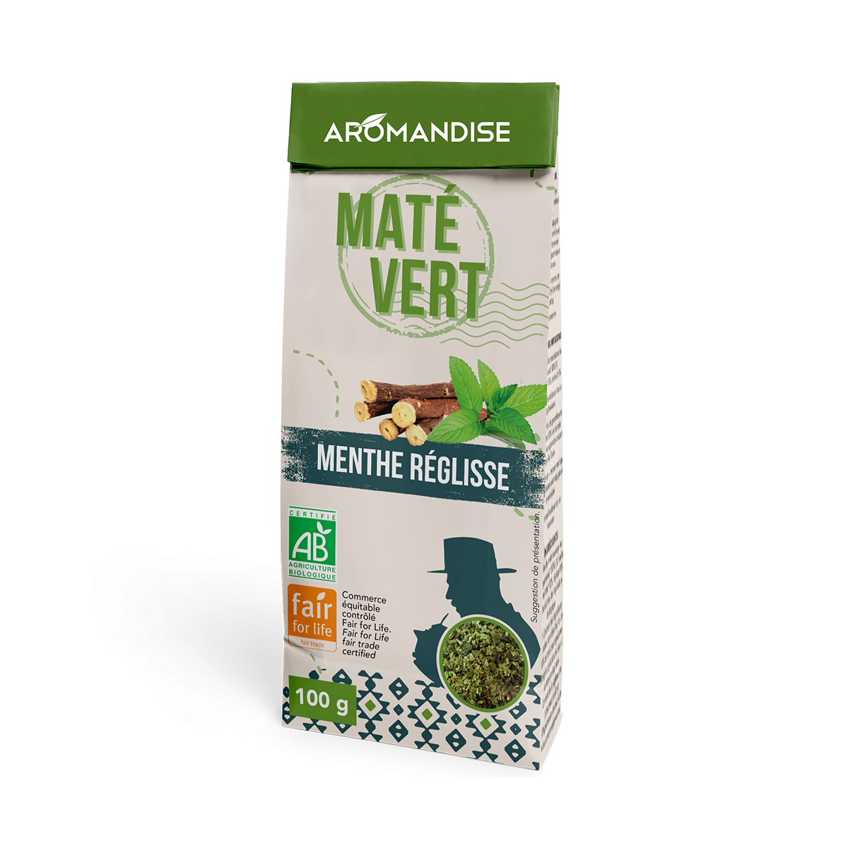 maté gourmand menthe réglisse - face