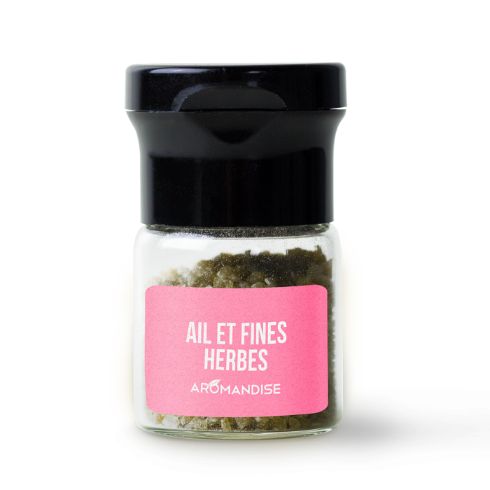 ail et fines herbes - cristaux d'huiles essentielles - Aromandise