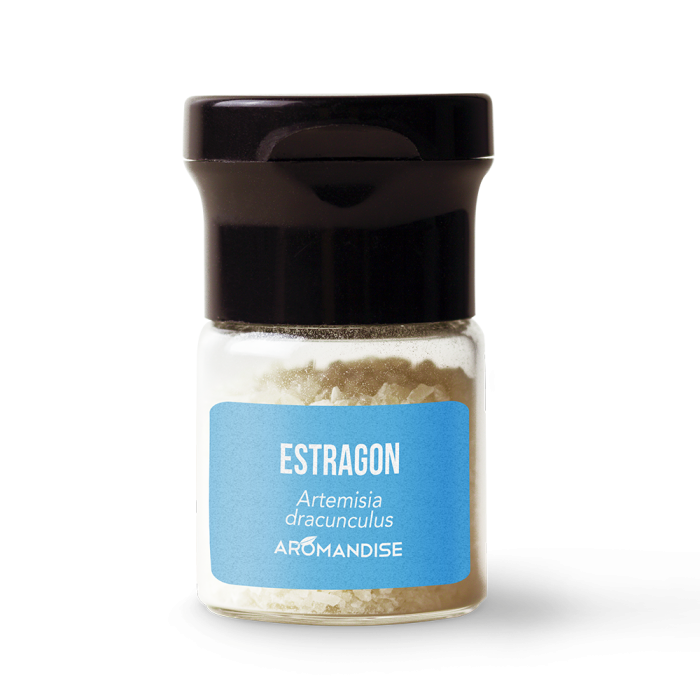 estragon - cristaux d'huiles essentielles - Aromandise - flacon