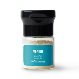 menthe - cristaux d'huiles essentielles - Aromandise