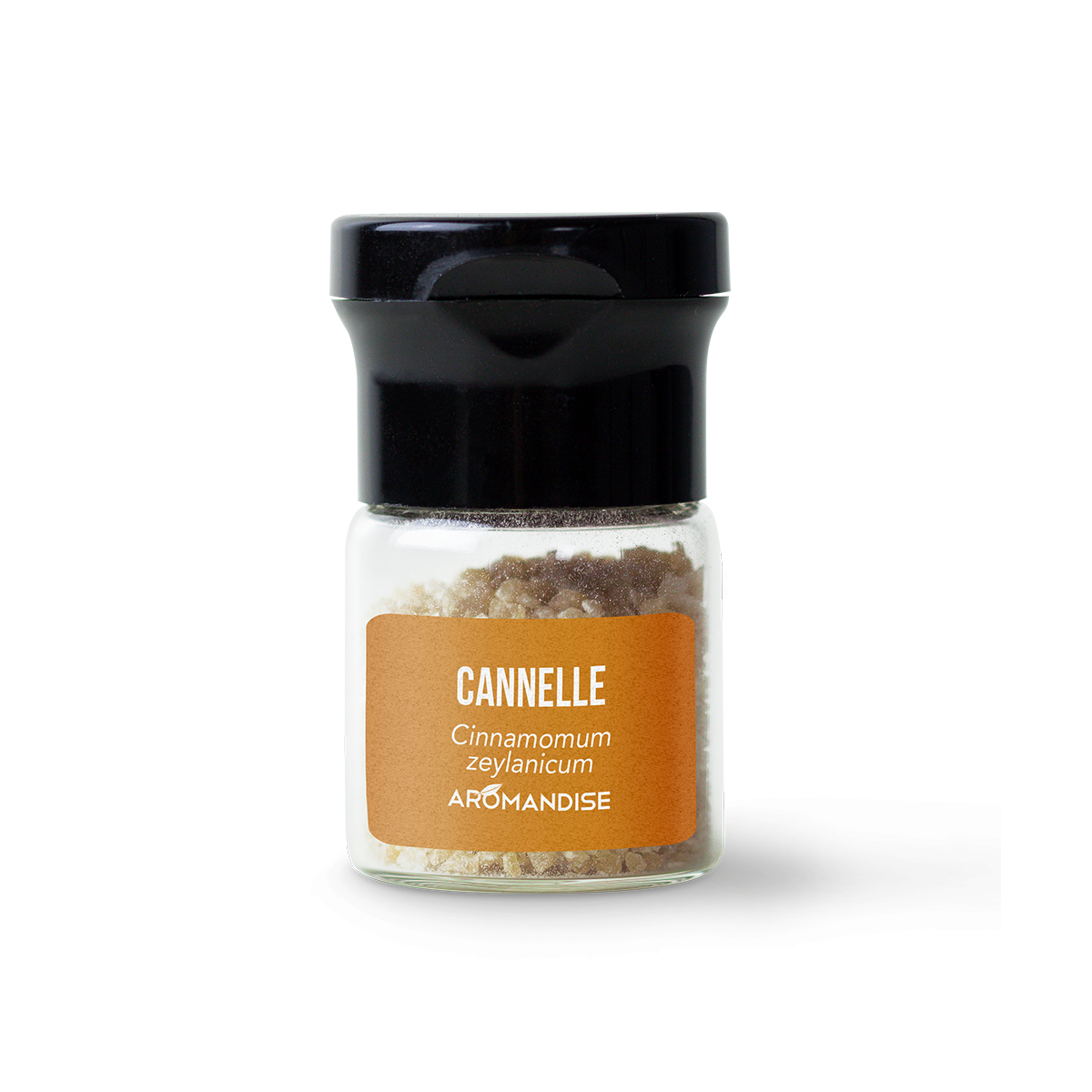cannelle - cristaux d'huiles essentielles - Aromandise - flacon