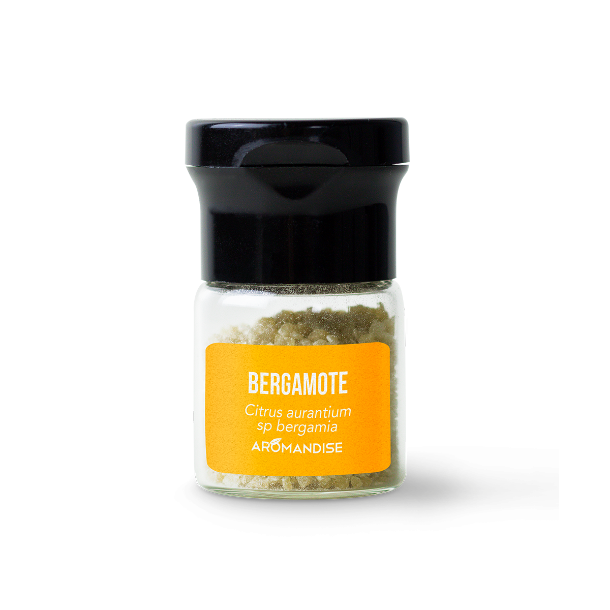 bergamote - cristaux d'huiles essentielles - Aromandise - flacon