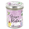 Bougie Relax - bougie d'ambiance - face - Aromandise