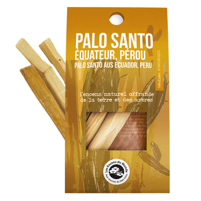 Palo Santo - résines - Les Encens du Monde - Aromandise - packaging av