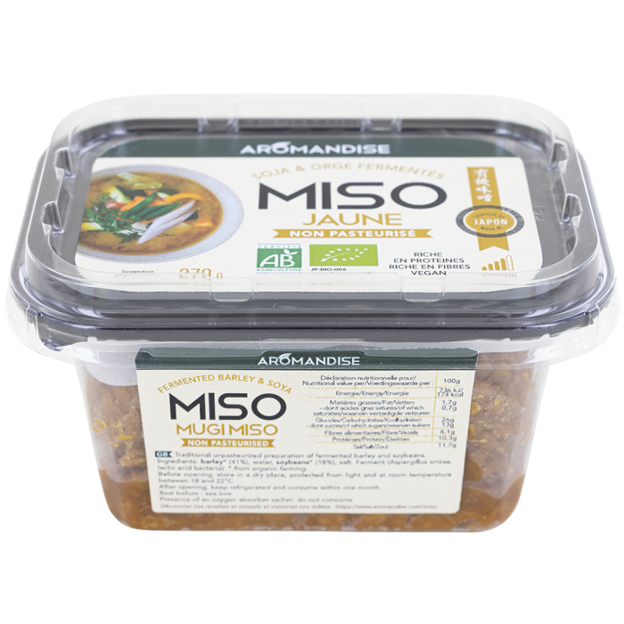 Miso non pasteurisé - produit - Aromandise