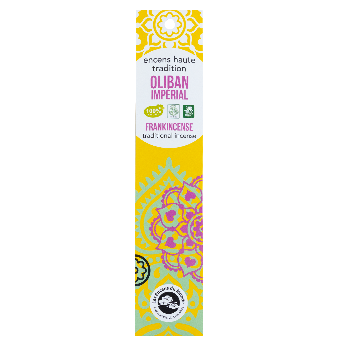 Encens Indien Haute Tradition - Oliban - Les Encens du monde - Aromandise - Packaging