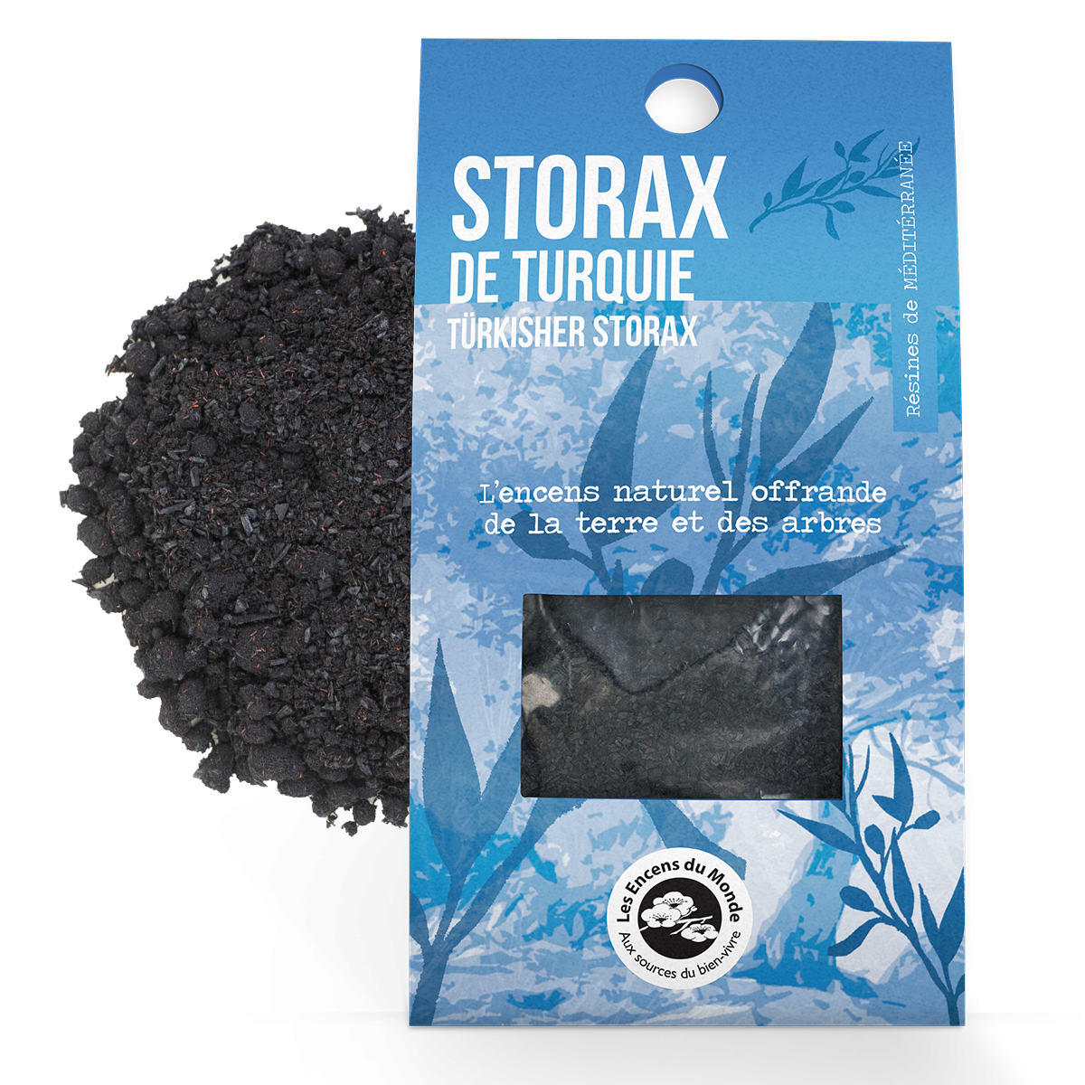 Storax de Turquie - résines - Les Encens du Monde - Aromandise - packaging av