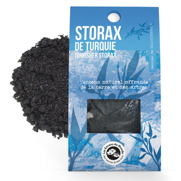 Storax de Turquie - résines - Les Encens du Monde - Aromandise - packaging av