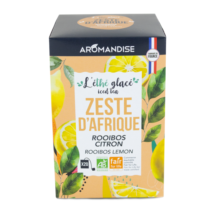 Ethé Glacé - Zeste d'Afrique - Aromandise - packaging av