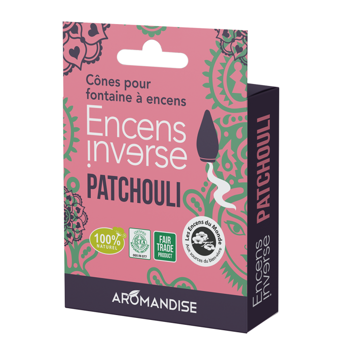 Cônes pour fontaine à encens - Encens'Inverse - Patchouli