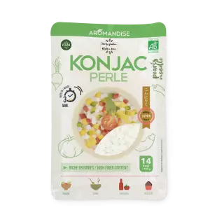Perles de Konjac - Epicerie - Aromandise - Packaging