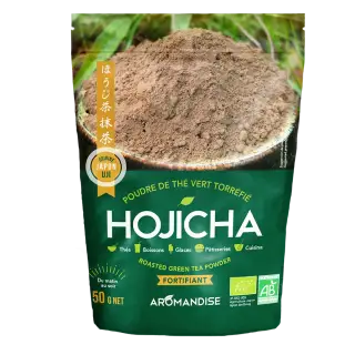 Poudre de thé vert Hojicha