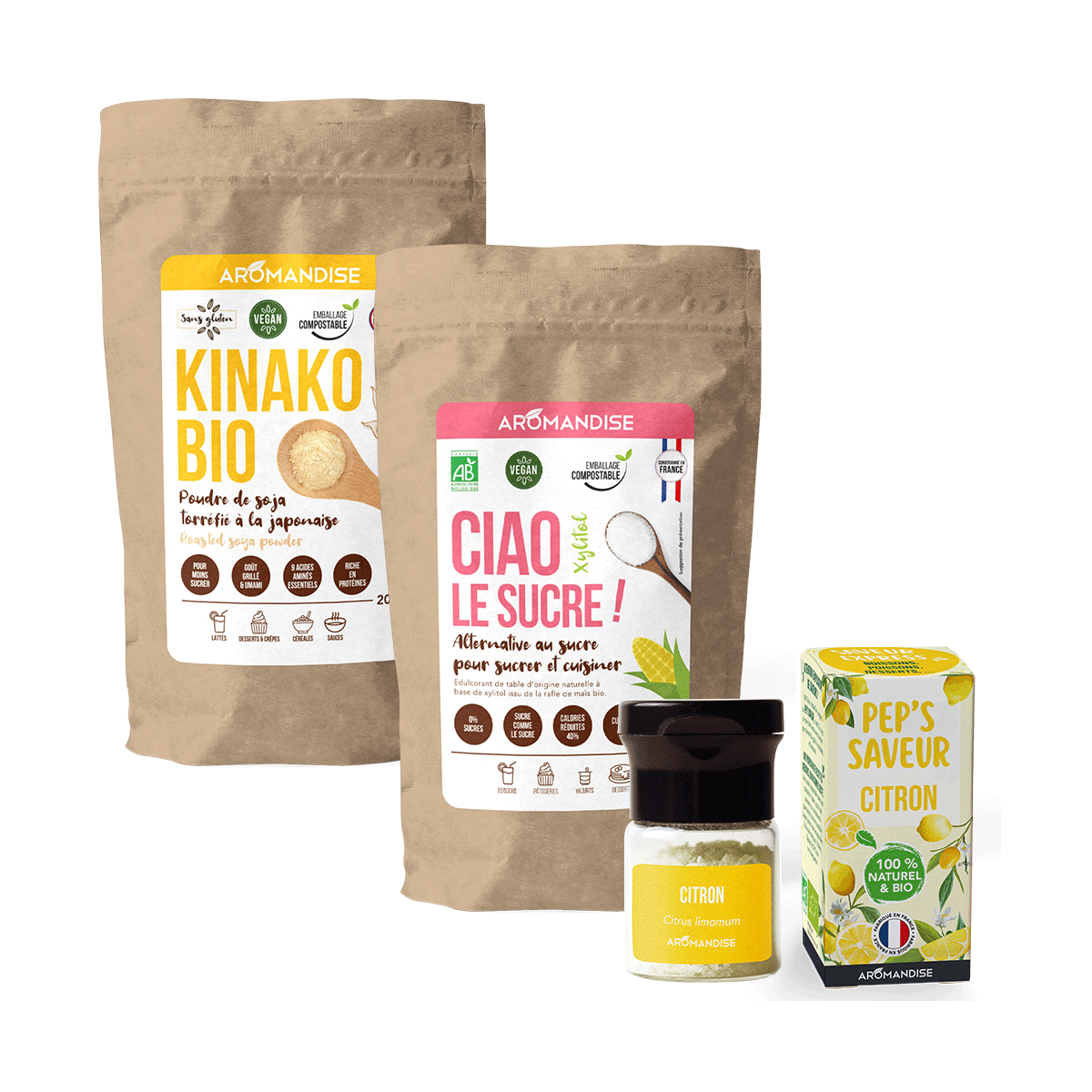 Pack reduire le sucre _face -aromandise