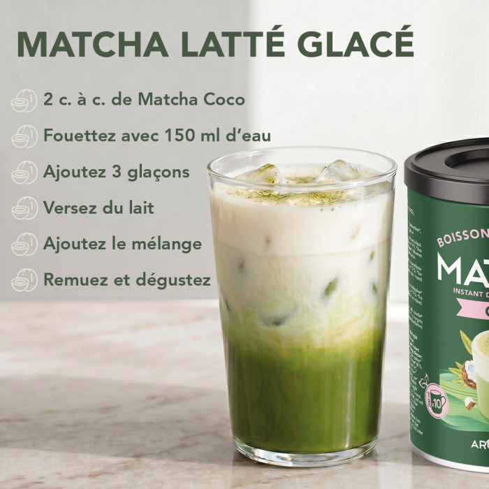 Matcha Coco - thés bio japonais - Aromandise - utilisation