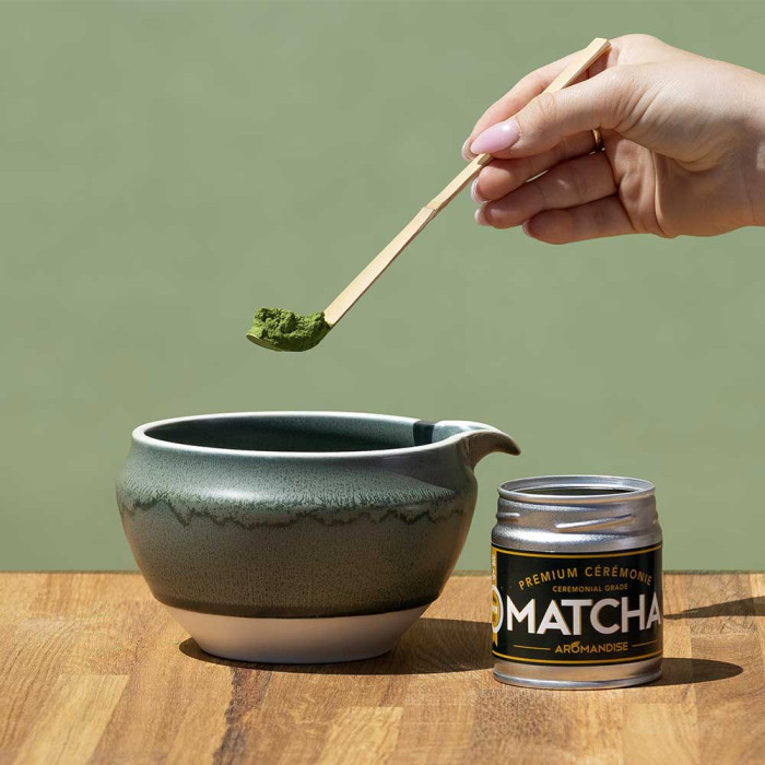 Coffret Matcha de Cérémonie bol Jade - Ambiance - Aromandise