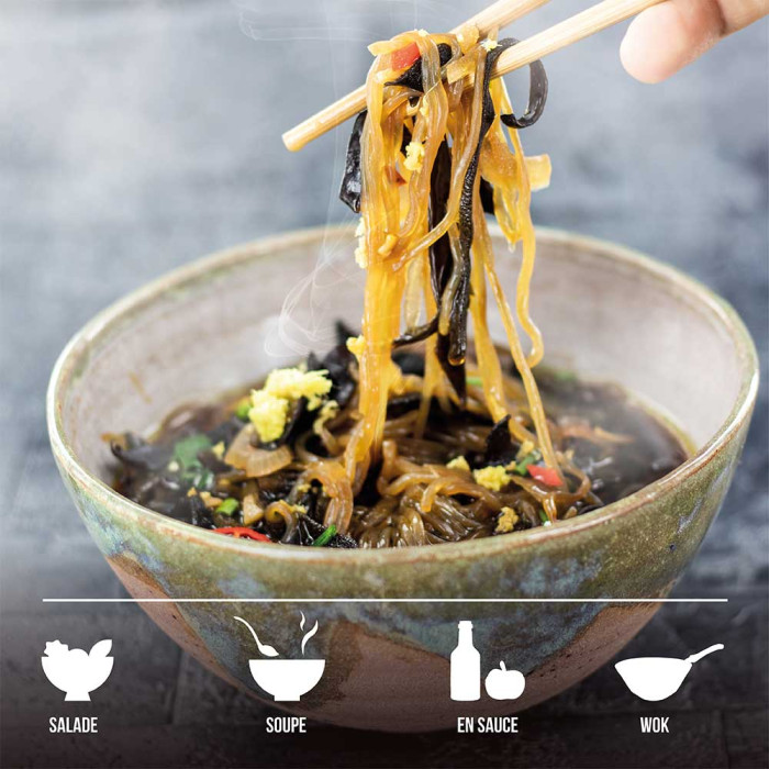 Tagliatelles de Konjac - Utilisation - Aromandise