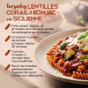 Torsades de Konjac et lentilles corail - Recette