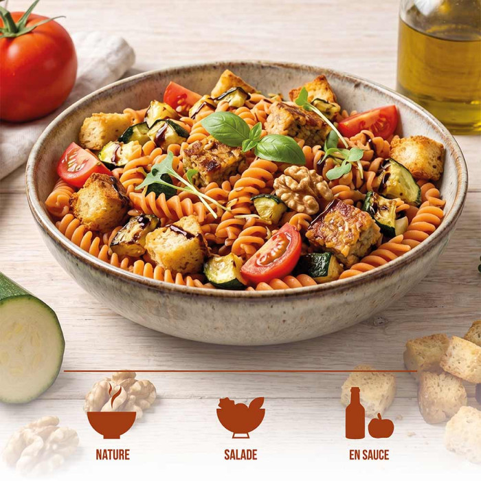 Torsades de Konjac et lentilles corail - Info