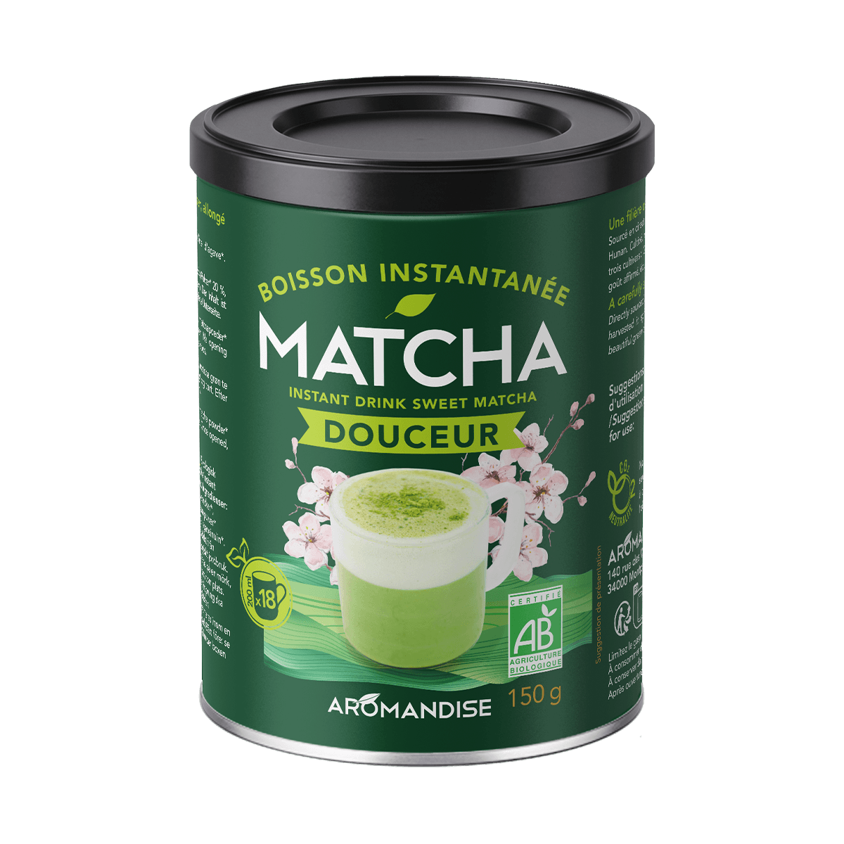Douceur de Matcha - thés bio japonais - Aromandise - produit