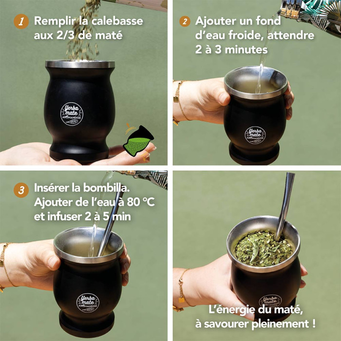 Maté vert sauvage gingembre et verveine  - Infos - Aromandise